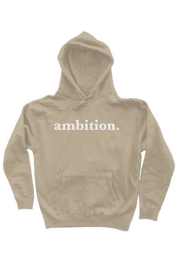 independent heavyweight pullover hoodie - sand amb